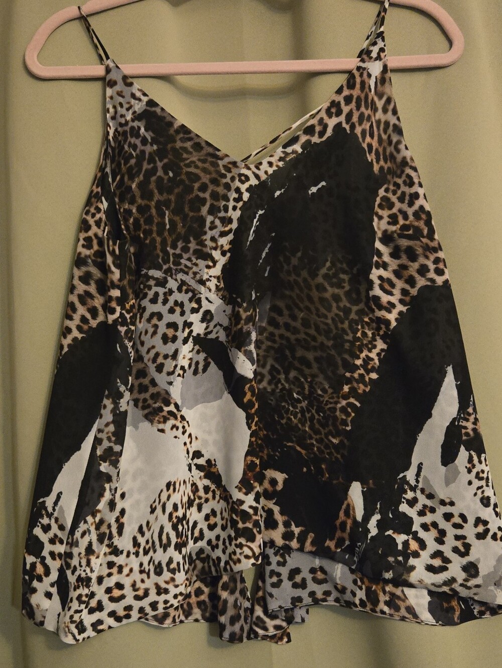 bebe Leopard-Print Circle Skirt in Brown and Black